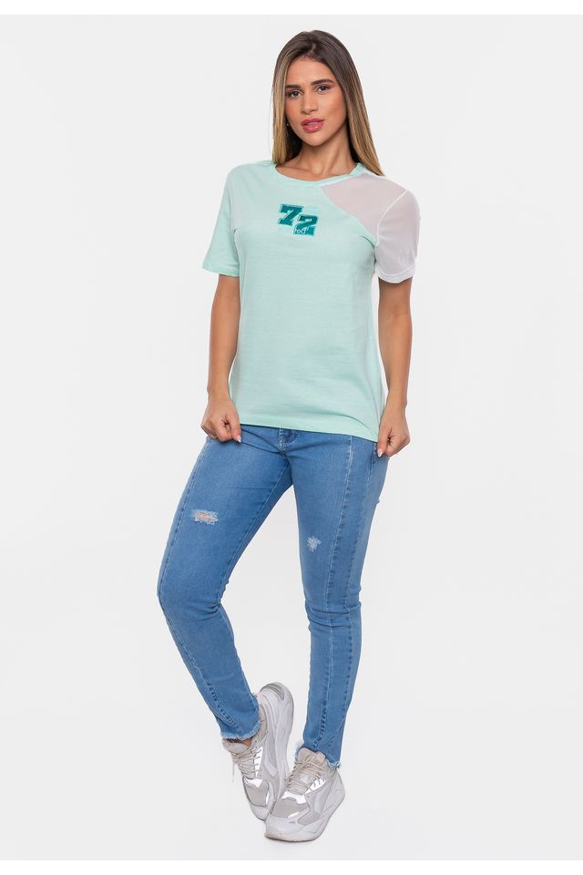 Camiseta-Ecko-Feminina-Estampada-Verde