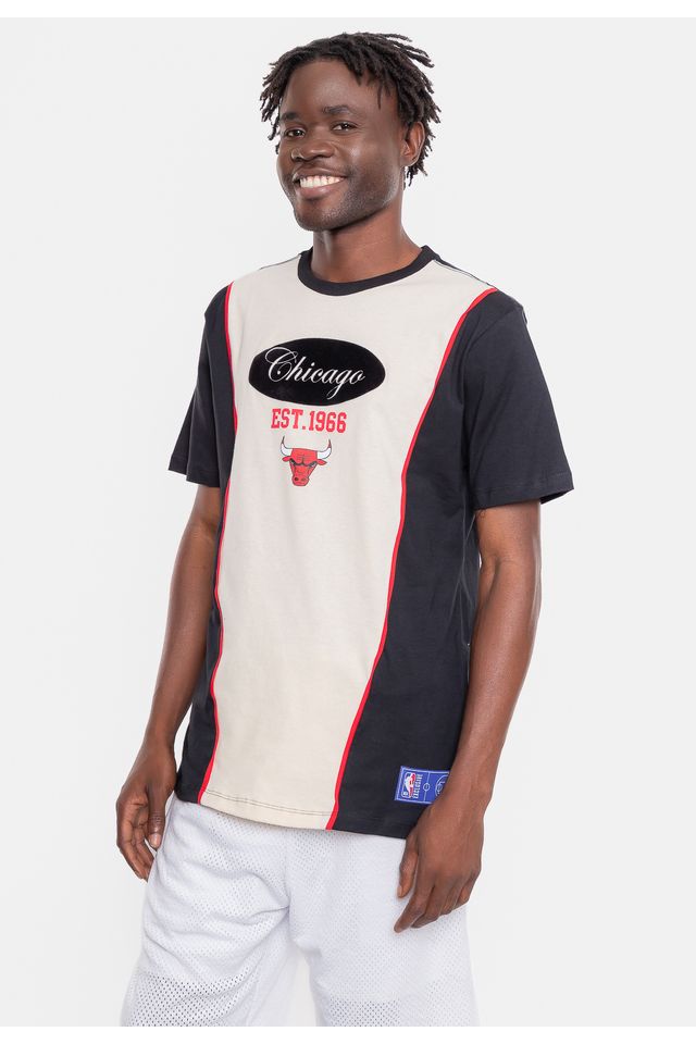 Camiseta-NBA-Eightie-Team-Chicago-Bulls-Preta