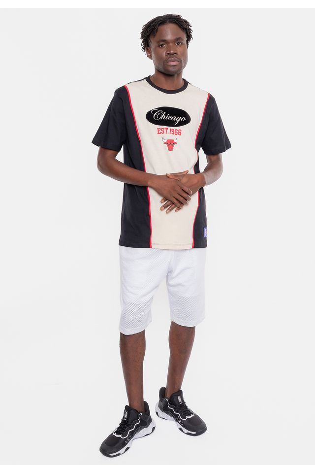 Camiseta-NBA-Eightie-Team-Chicago-Bulls-Preta