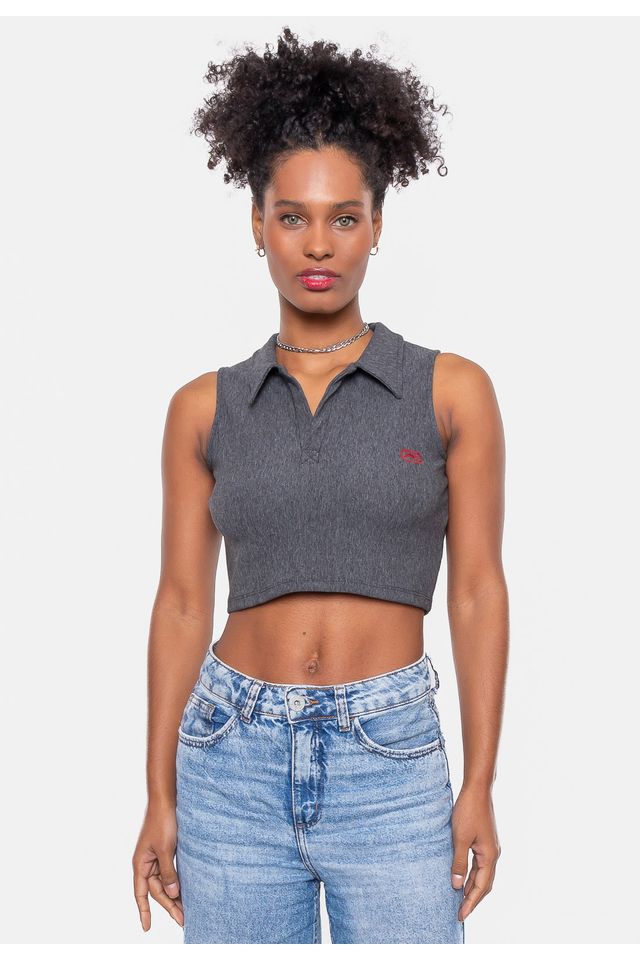 Camisa-Polo-Ecko-Feminina-Boche-Preta Camisa-Polo-Ecko-Feminina-Boche-Preta