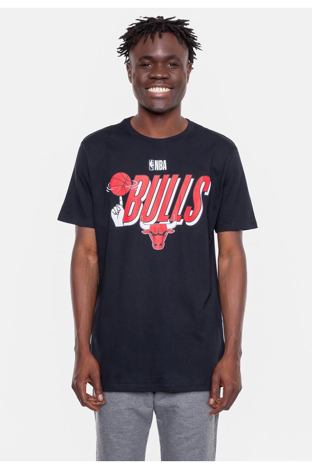 Camiseta-NBA-Hand-On-Ball-Chicago-Bulls-Preta