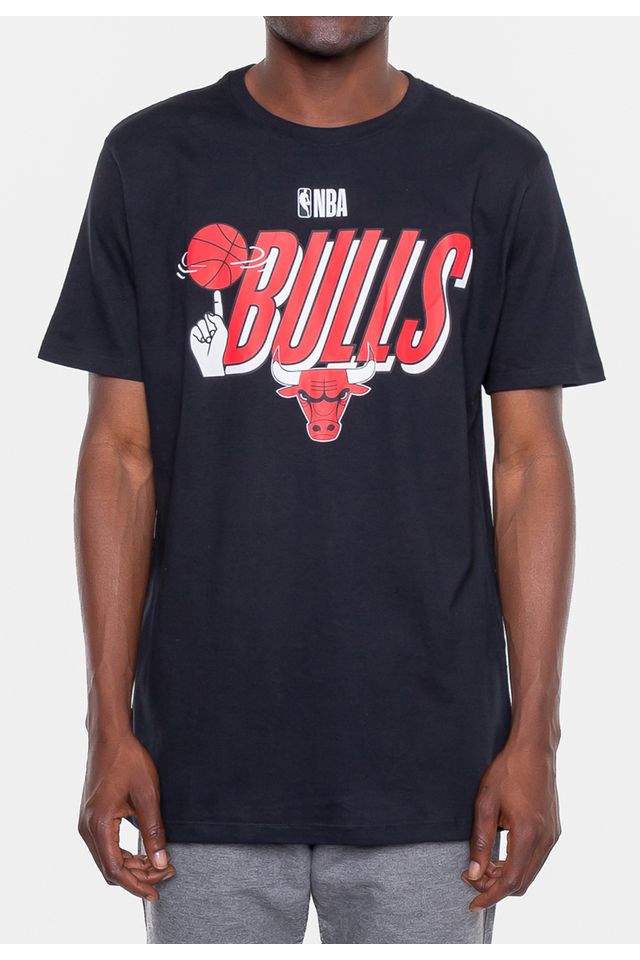 Camiseta-NBA-Hand-On-Ball-Chicago-Bulls-Preta