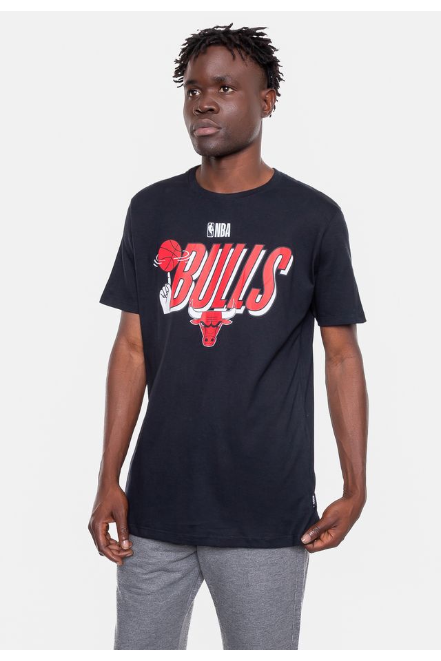 Camiseta-NBA-Hand-On-Ball-Chicago-Bulls-Preta