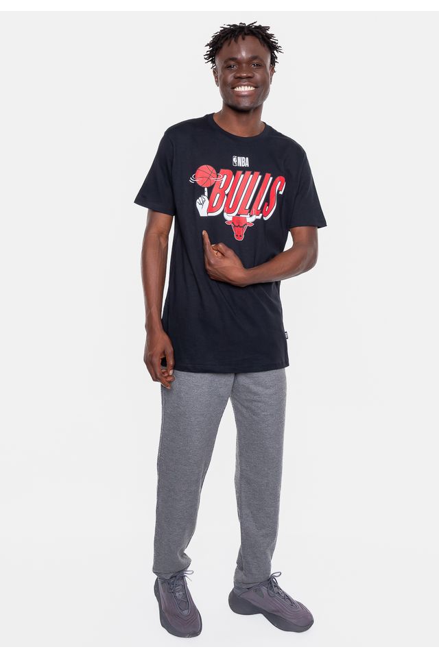 Camiseta-NBA-Hand-On-Ball-Chicago-Bulls-Preta