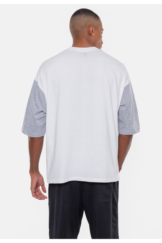 Camiseta-NBA-Oversized-Vintage-Branca-Off
