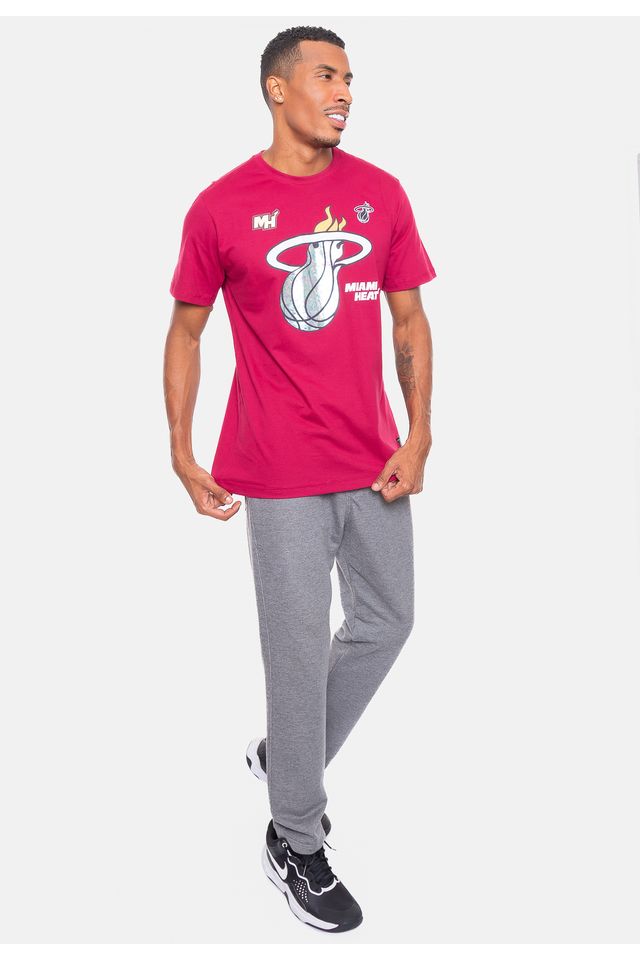 Camiseta-NBA-Rainbow-Miami-Heat-Vinho
