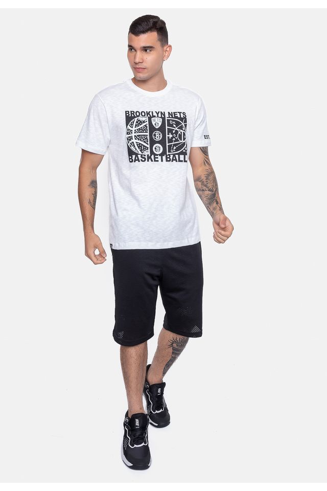 Camiseta-NBA-Straight-Up-Brooklyn-Nets-Off-White