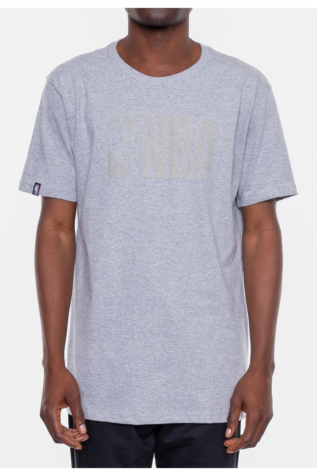 Camiseta-NBA-Velvet-Logo-Cinza-Mescla