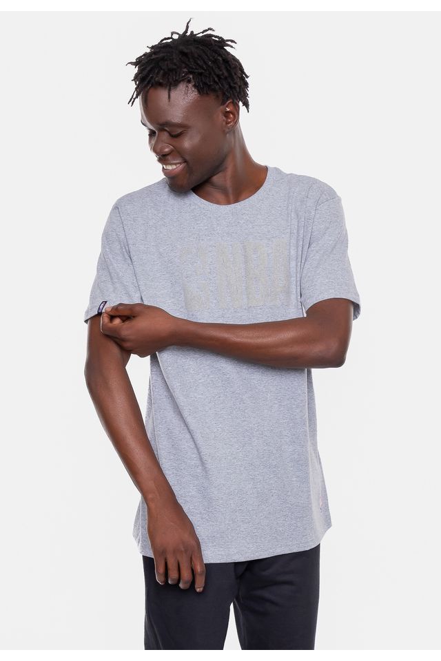 Camiseta-NBA-Velvet-Logo-Cinza-Mescla