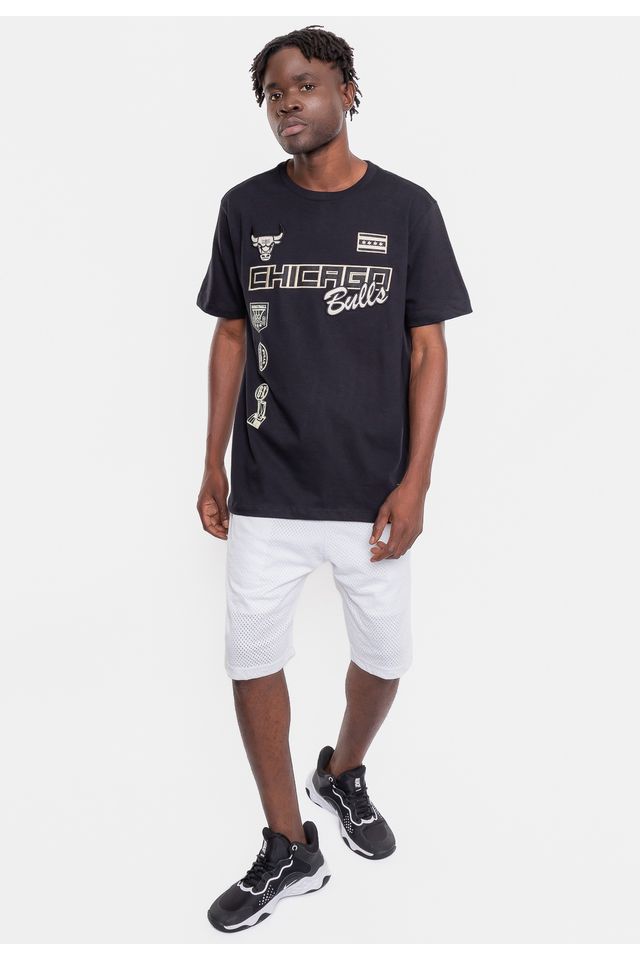 Camiseta-NBA-Flag-City-Chicago-Bulls-Preta
