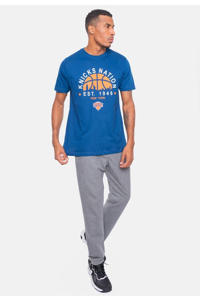 Camiseta-NBA-City-Nation-New-York-Knicks-Azul-Indigo