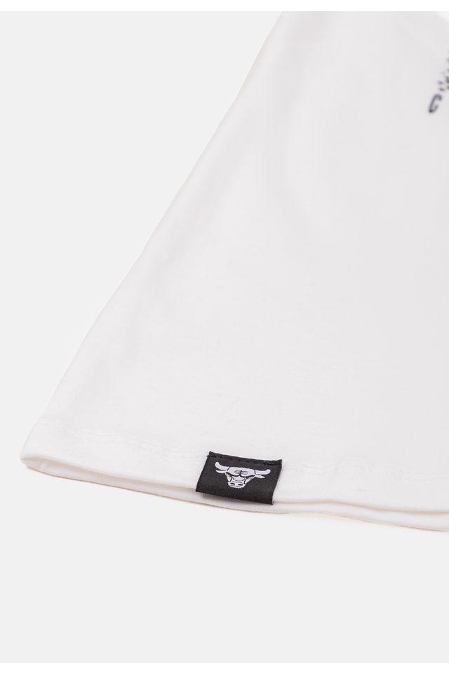 Camiseta-NBA-Juvenil-Mascot-Play-Chicago-Bulls-Branca-Off