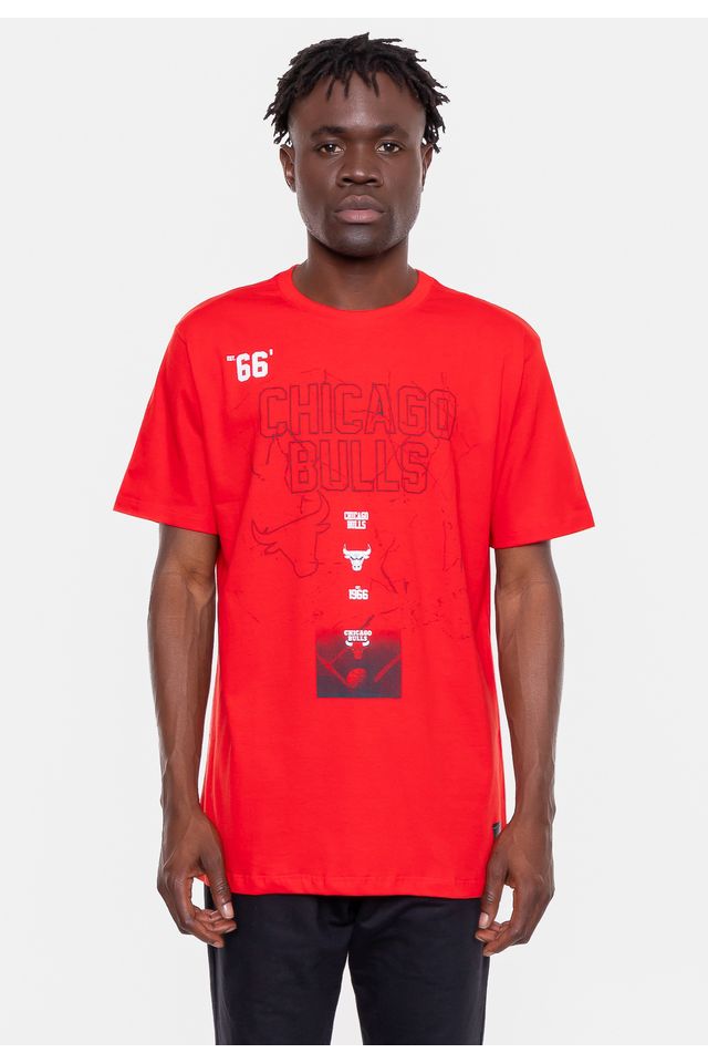 Camiseta-NBA-Thunder-Chicago-Bulls-Vermelha