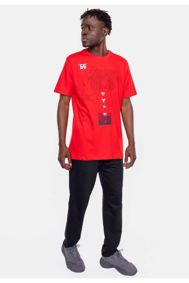 Camiseta-NBA-Thunder-Chicago-Bulls-Vermelha