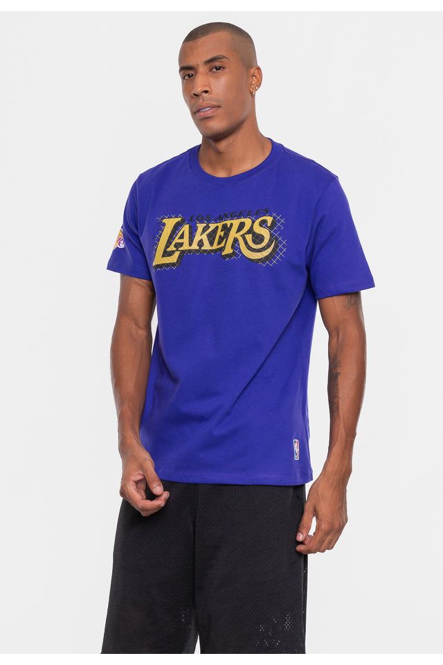 Camiseta-NBA-Sneakers-Los-Angeles-Lakers-Roxa-Vanguarda