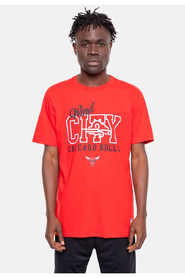Camiseta-NBA-Postcard-Chicago-Bulls-Vermelha