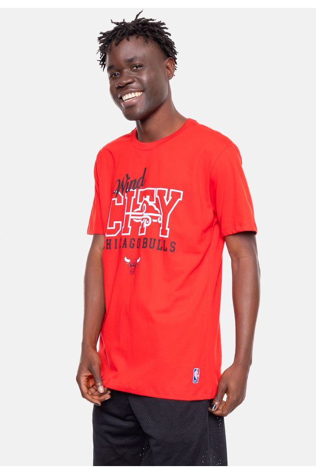 Camiseta-NBA-Postcard-Chicago-Bulls-Vermelha