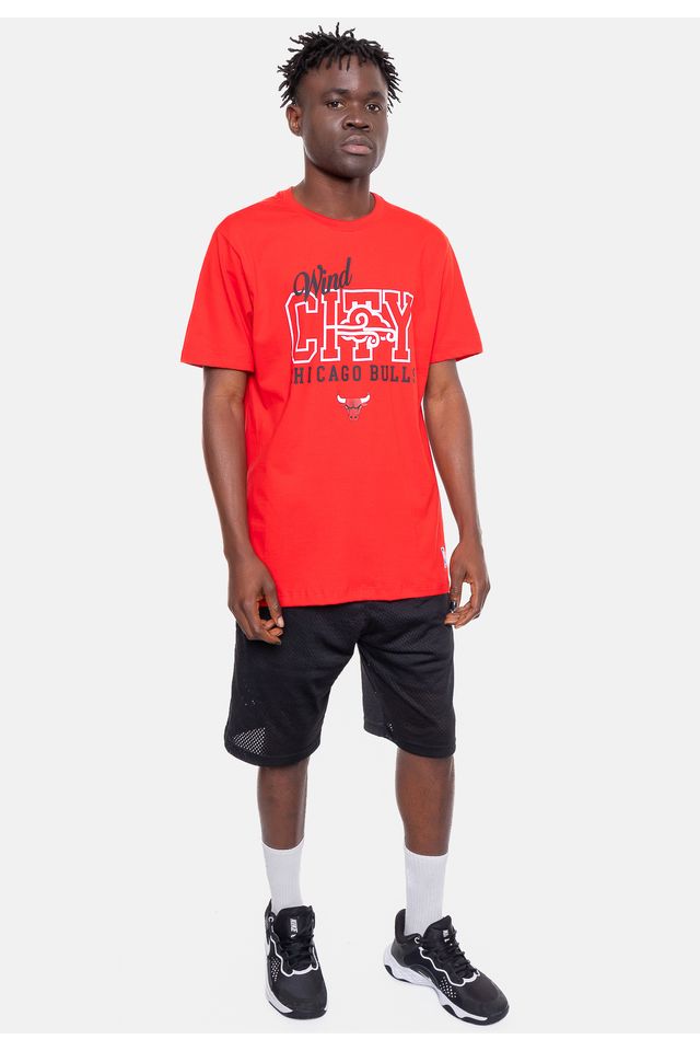 Camiseta-NBA-Postcard-Chicago-Bulls-Vermelha
