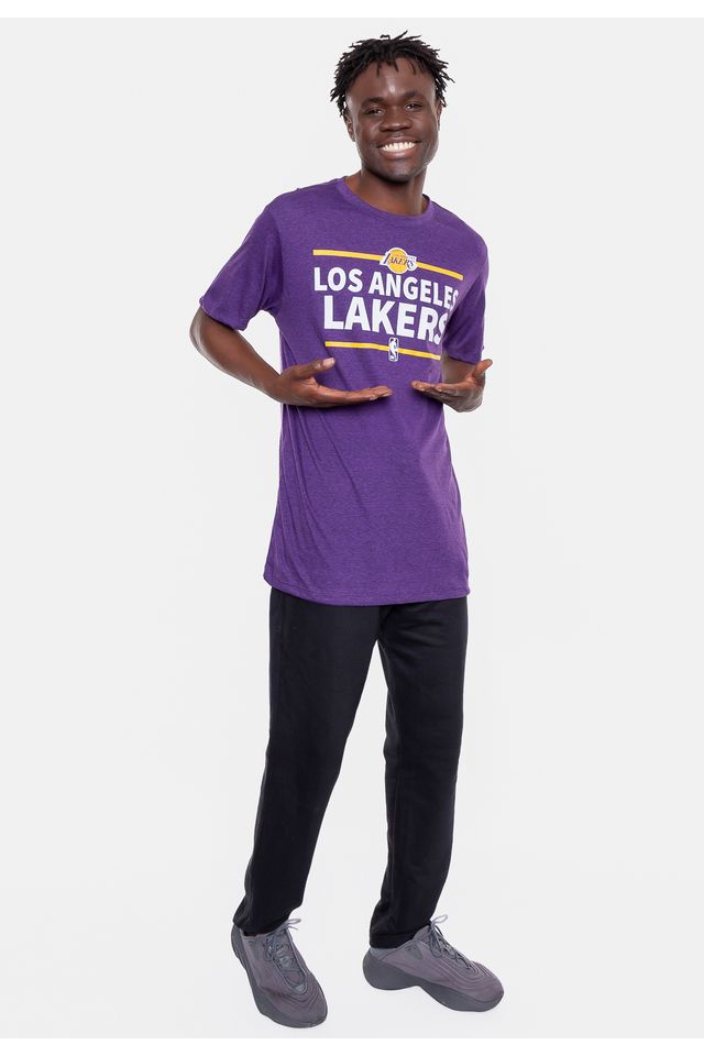 Camiseta-NBA-Mouline-Los-Angeles-Lakers-Roxa