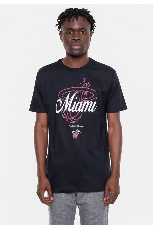 Camiseta-NBA-Division-Miami-Heat-Preta