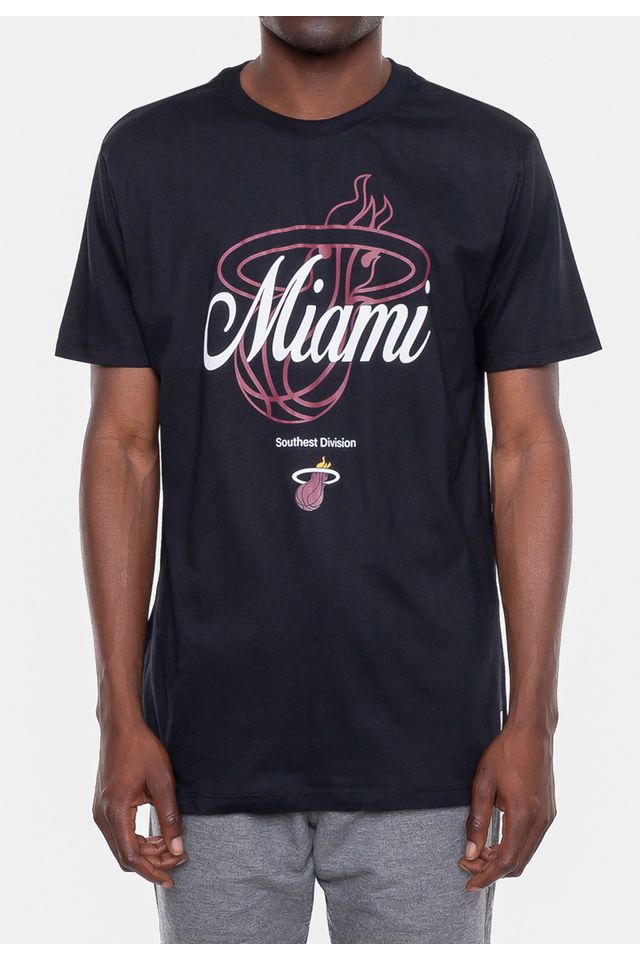 Camiseta-NBA-Division-Miami-Heat-Preta