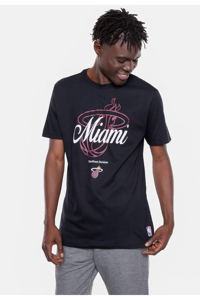 Camiseta-NBA-Division-Miami-Heat-Preta