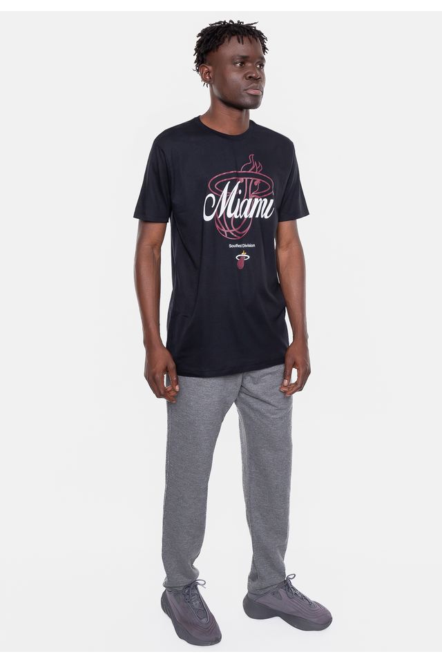 Camiseta-NBA-Division-Miami-Heat-Preta