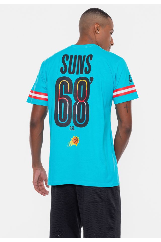 Camiseta-NBA-State-Number-Phoenix-Suns-Azul-Turquesa
