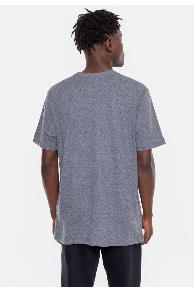 Camiseta-NBA-Half-Logo-Brooklyn-Nets-Grafite-Mescla