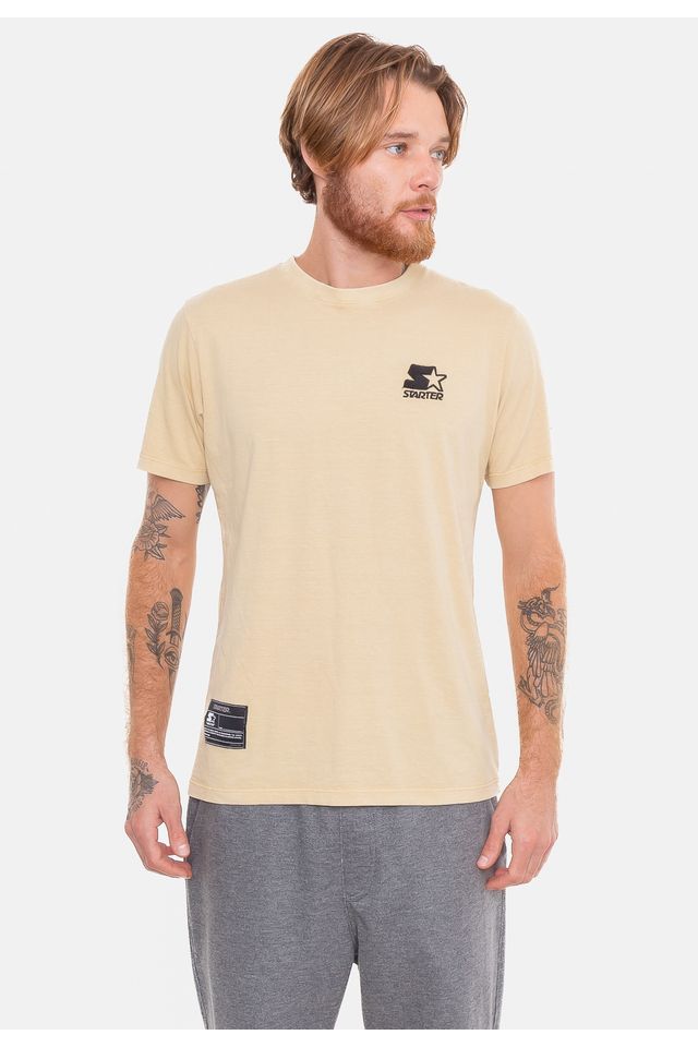 Camiseta-Starter-Estampada-Bege