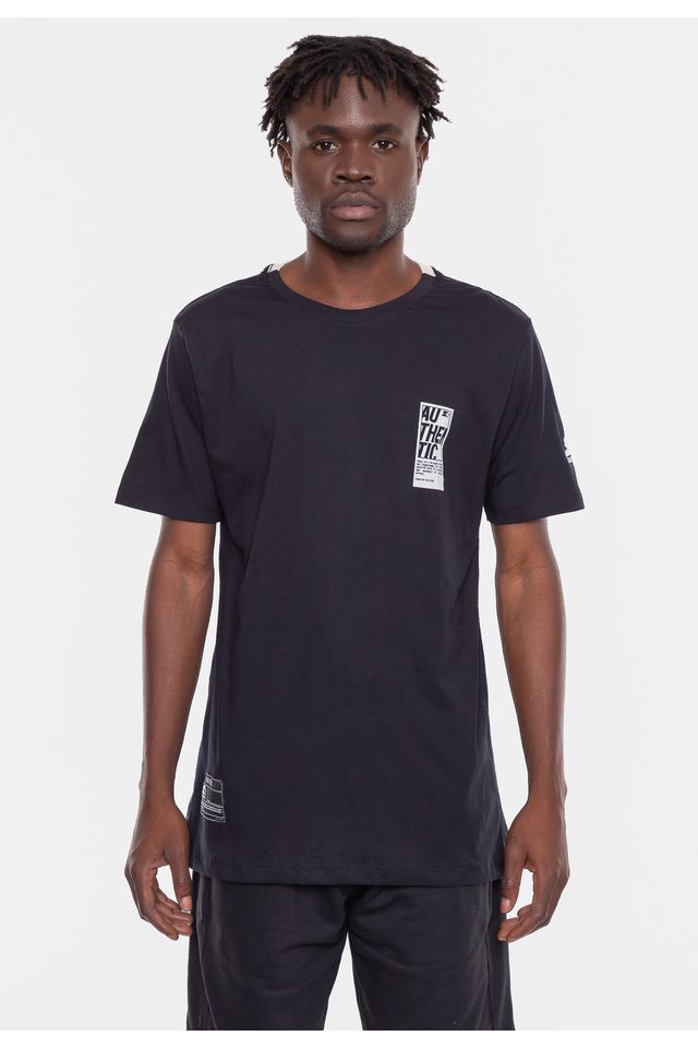 Camiseta-Starter-Estampada-Preta