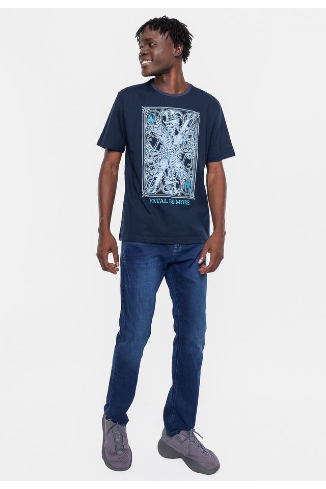Camiseta-Fatal-Estampada-Skullo-Marinho-Navy-Hipnose