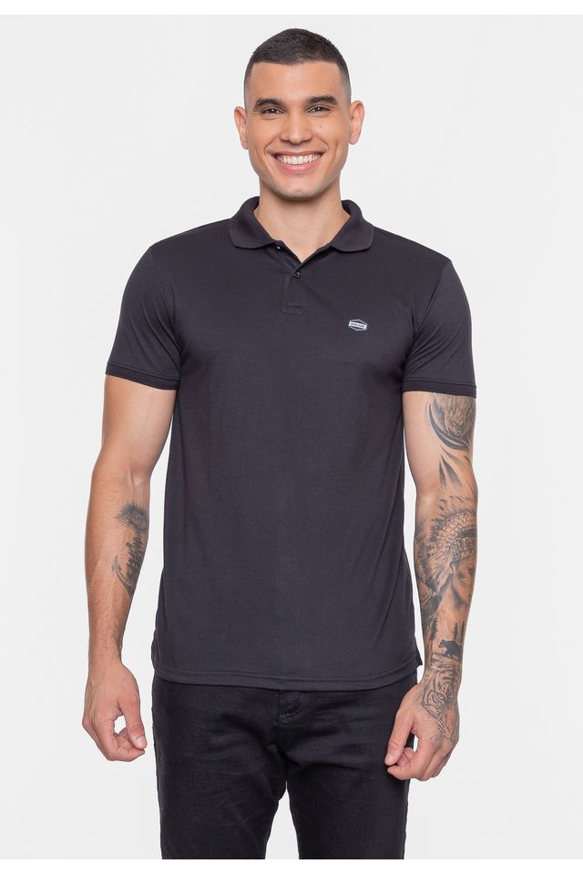 Camisa-Polo-Fatal-Piquet-Ligh-Preta