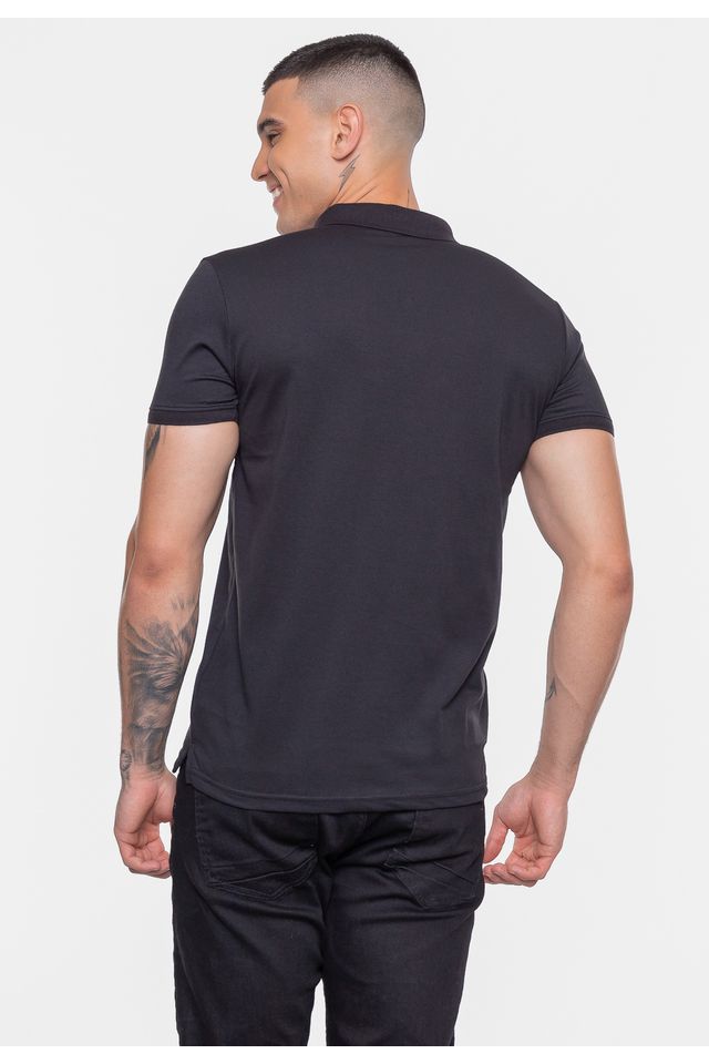 Camisa-Polo-Fatal-Piquet-Ligh-Preta