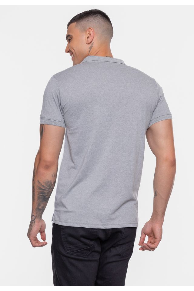Camisa-Polo-Fatal-Piquet-Ligh-Cinza-Mescla