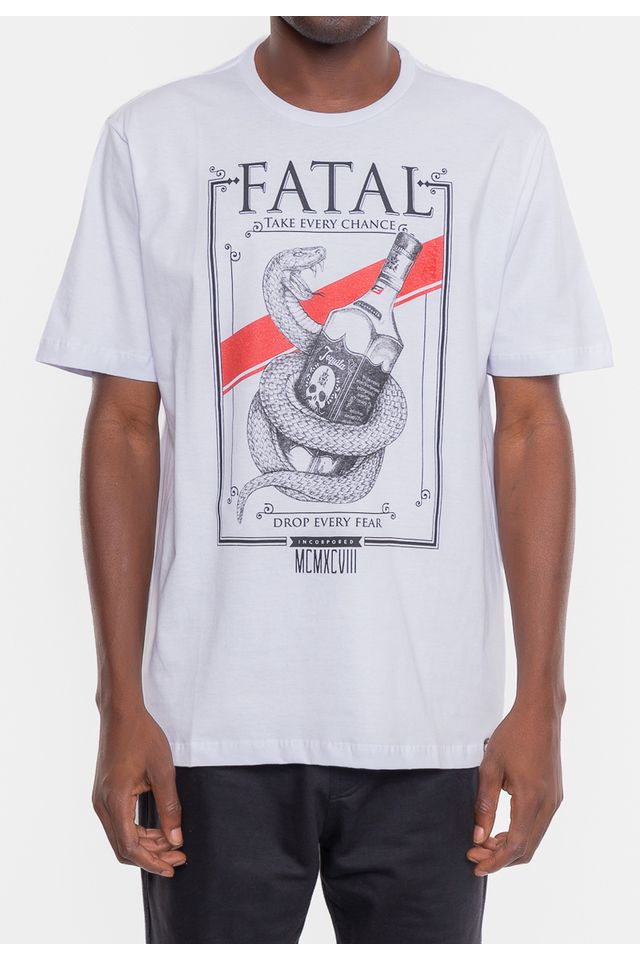 Camiseta-Fatal-Estampada-Snake-Branca