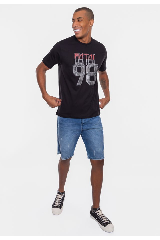 Camiseta-Fatal-Estampada-Iron-Preta