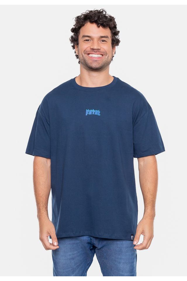Camiseta-Fatal-Oversize-Flame-Marinho-Navy-Hipnose