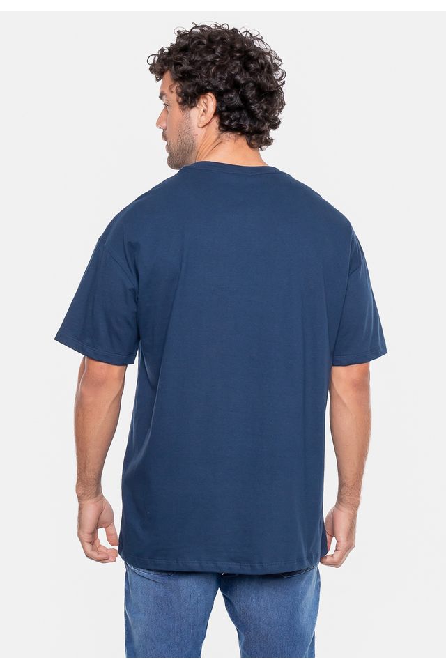 Camiseta-Fatal-Oversize-Flame-Marinho-Navy-Hipnose