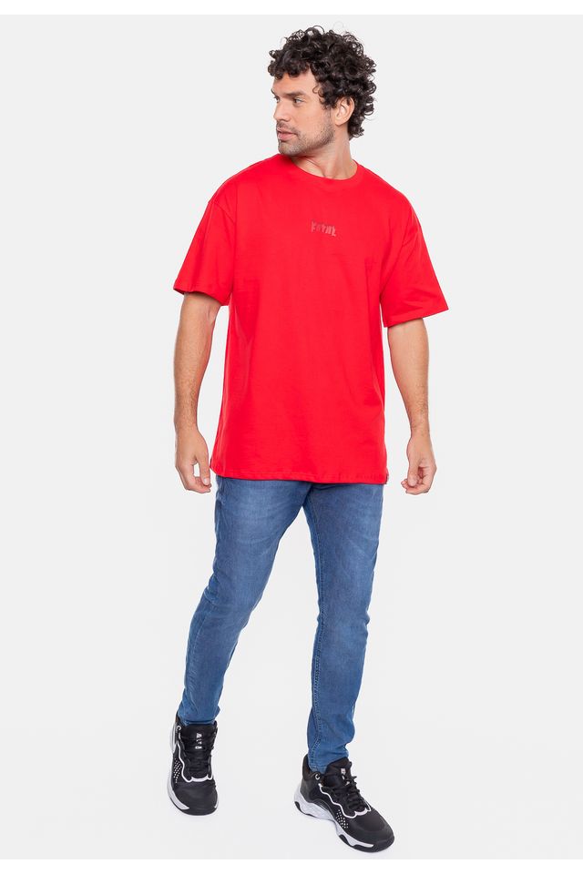 Camiseta-Fatal-Oversize-Flame-Vermelha