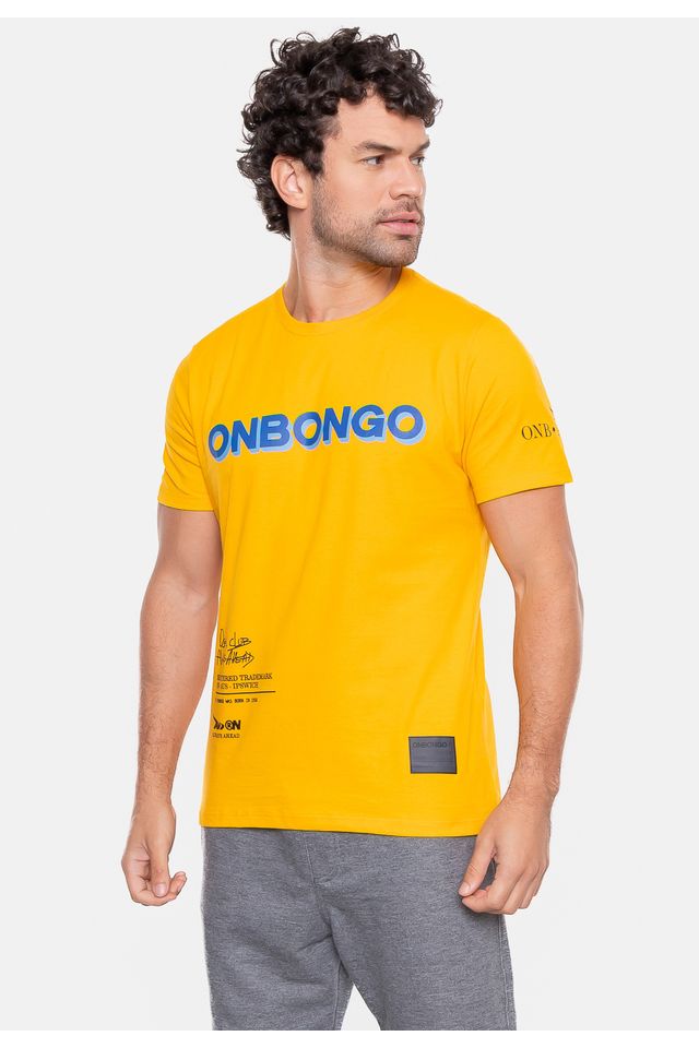 Camiseta-Onbongo-Qiu-Amarela-Mostarda