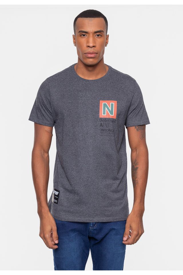 Camiseta-Onbongo-Go-Grafite-Mescla