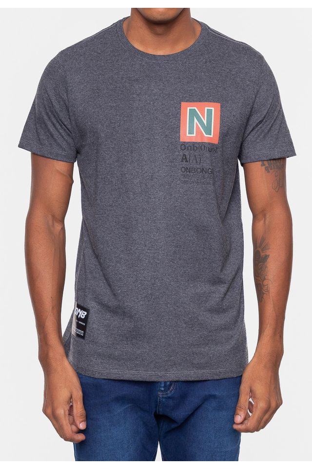 Camiseta-Onbongo-Go-Grafite-Mescla