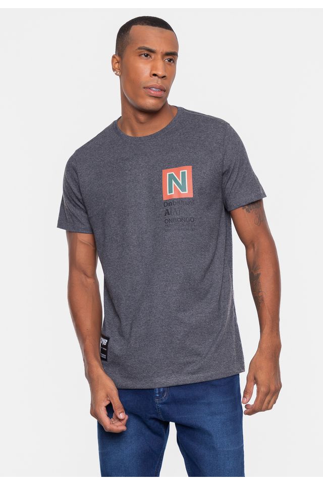 Camiseta-Onbongo-Go-Grafite-Mescla