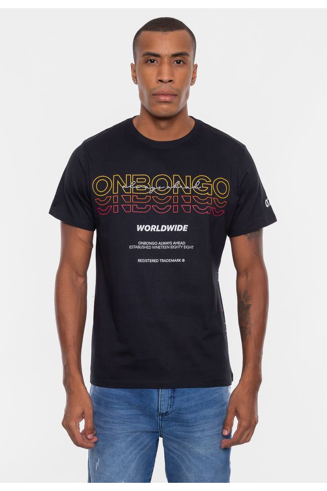 Camiseta-Onbongo-Replay-Preta
