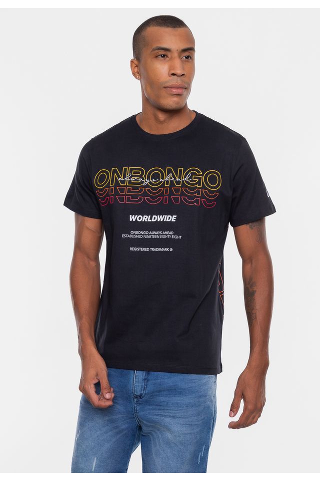 Camiseta-Onbongo-Replay-Preta