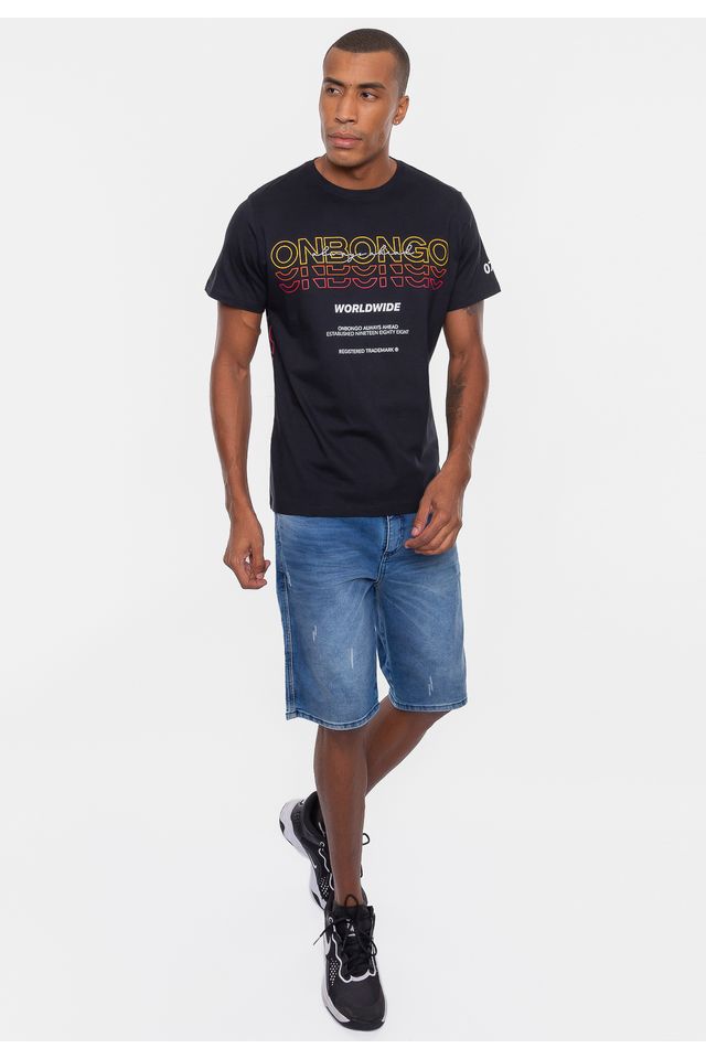 Camiseta-Onbongo-Replay-Preta