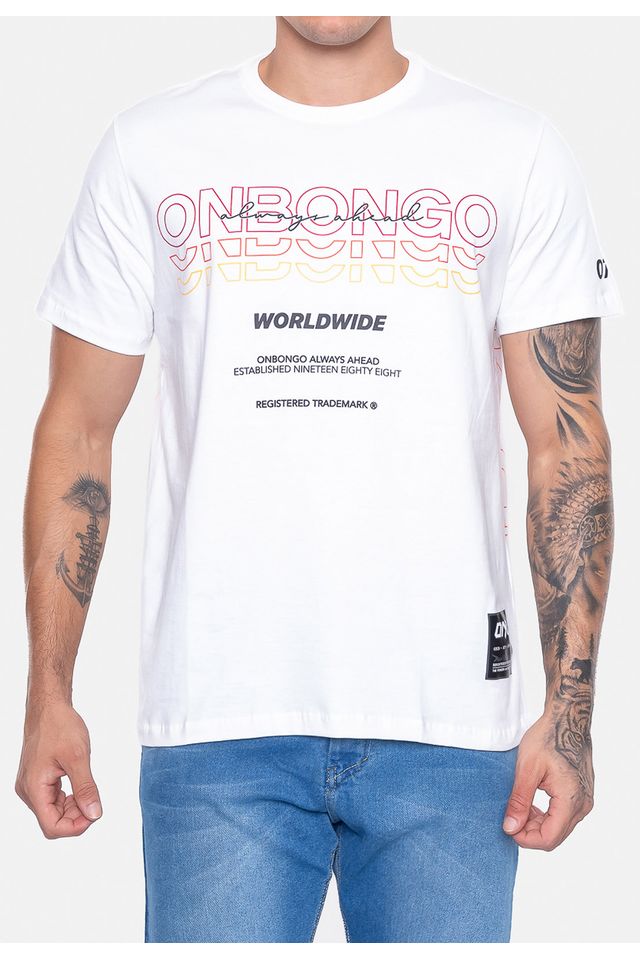 Camiseta-Onbongo-Replay-Branca