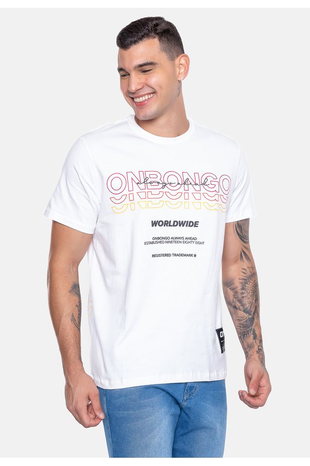 Camiseta-Onbongo-Replay-Branca