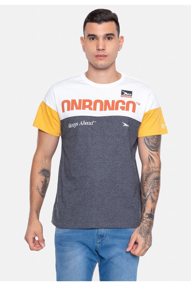 Camiseta-Onbongo-Cut-Grafite-Mescla